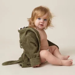 Børn Pippi Børne Morgenkåbe i økologisk bomuld -