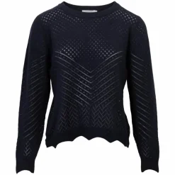 Dame Sirup Pointelle Dame Striktrøje -