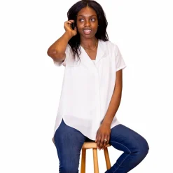 Dame Steenholt Clara Dame Kortærmet bluse -