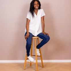 Dame Steenholt Clara Dame Kortærmet bluse -