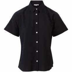 Dame Steenholt Linett Dame Kortærmet skjorte i hørmix -