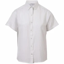 Dame Steenholt Linett Dame Kortærmet skjorte i hørmix -