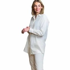 Dame Steenholt Linett Dame Skjorte i hørmix -