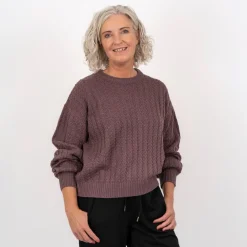 Dame Steenholt Olivia Dame Striktrøje -