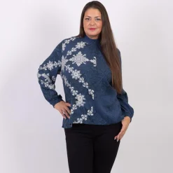 Dame ZbyZ Dame Bluse Plus Size -