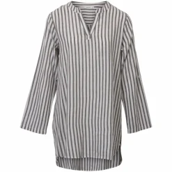 Dame ZbyZ Dame Tunika i hørmix Plus Size -